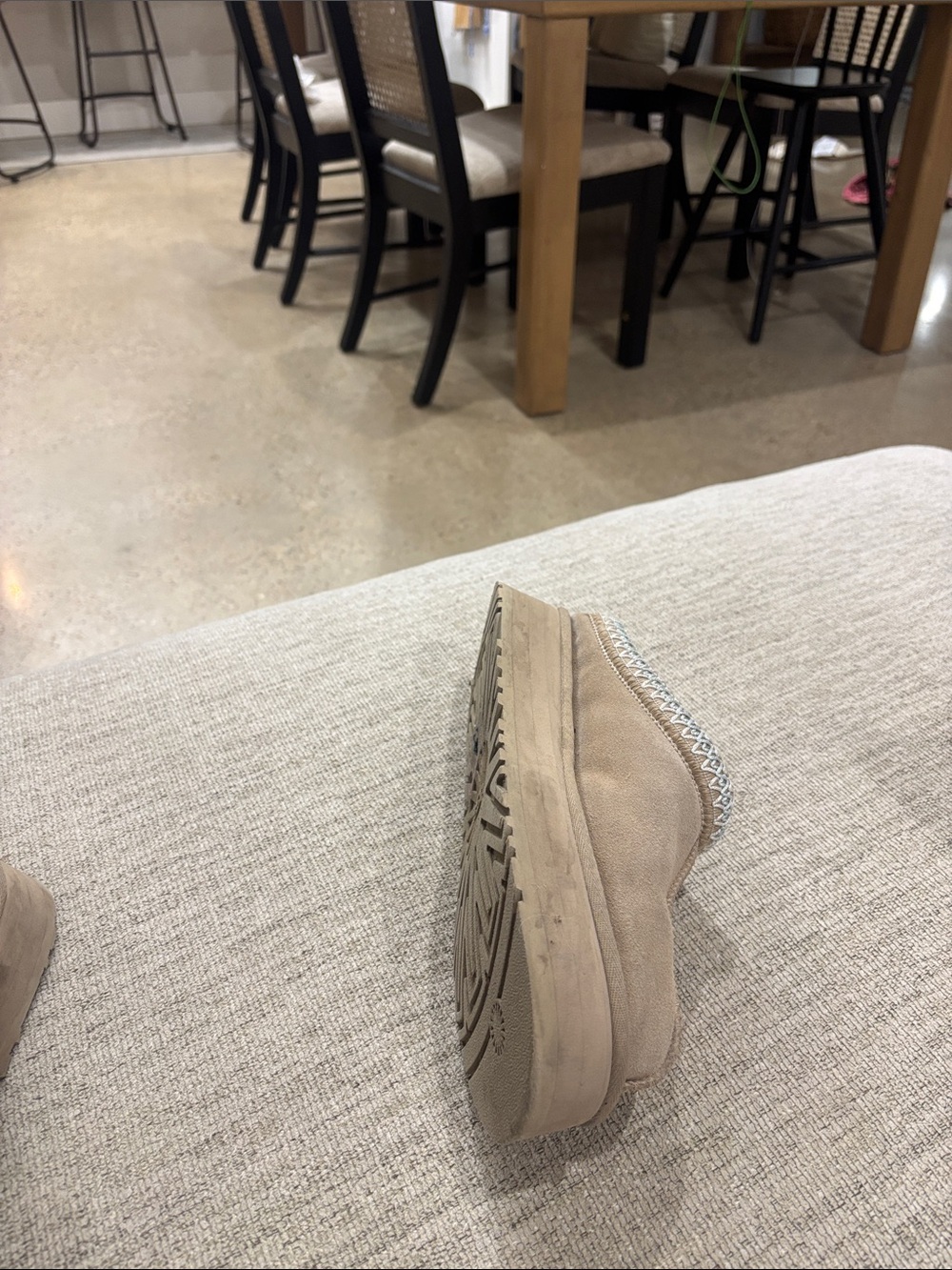 UGG Women's Slip-On Cozy Shearling Mule - Sand - Picture 3 of 9